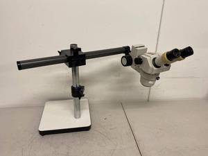 Nikon Stereo Microscope on Adjustable Boom Stand Dual Eyepieces