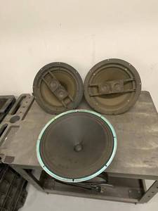 3 Vintage Speaker Drivers Bozak & Magnavox Woofer Coaxial Speakers Parts