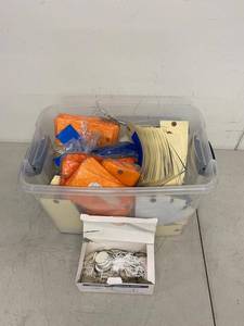 Mixed Lot Prewired Shipping Tags Plastic Inventory Tags Open Box