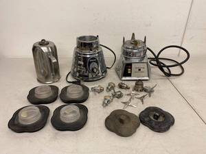 Vintage Waring Osterizer Blender Motor Bases Stainless Pitcher Parts Lot