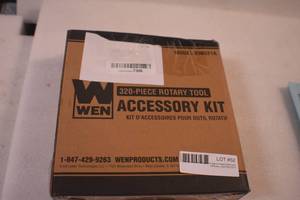 WEN 230321A 320-Piece Rotary Tool Accessory Kit with Carrying Case