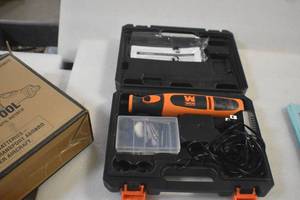 WEN 23072 Variable Speed Lithium-Ion Cordless Rotary Tool Kit with 24-Piece Accessory Set, Charger, and Carrying Case