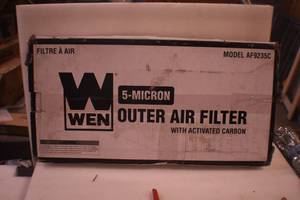 WEN AF9235C 5-Micron Activated Carbon Outer Air Filter for Allergen and Odor Removal, Two Pack (for 1044 CFM Air Filtration Systems) Current price$47.32
