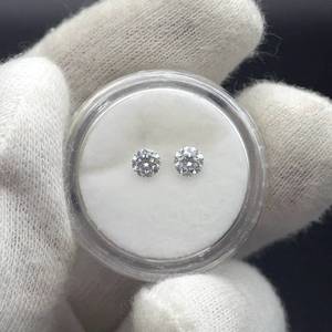 0.50 Carat Round Brilliant Lab-Grown Diamond Matched Pair $200 Setting Gift Certificate Retail $750 VIDEO