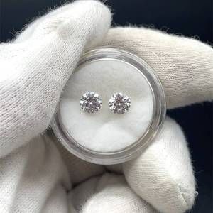 1.00 Carat TW Round Brilliant Lab-Grown Diamond Matched Pair $200 Setting Gift Certificate Retail $1,500 VIDEO