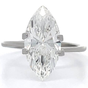 3.02 Carat Marquise Brilliant Lab-Grown Diamond w/ IGI Report +$200 Setting Gift Certificate; Retail $4,530 *VIDEO*