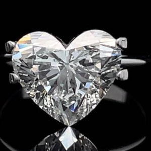 4.01 Carat Heart Brilliant Lab-Grown Diamond w/ IGI Report +$200 Setting Gift Certificate; Retail $6,015 *VIDEO*