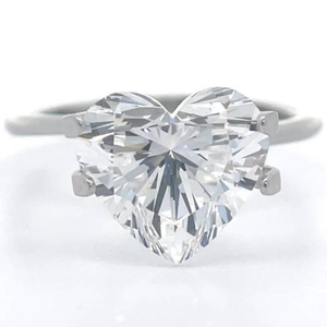 3.09 Carat Heart Brilliant Lab-Grown Diamond w IGI Report $200 Setting Gift Certificate Retail $4,635 VIDEO