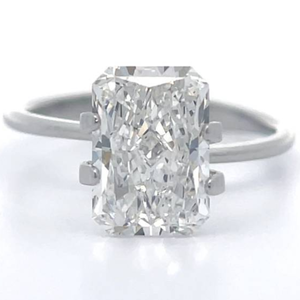 3.01 Carat Radiant Cut Lab-Grown Diamond w IGI Report $200 Setting Gift Certificate Retail $4,515 VIDEO