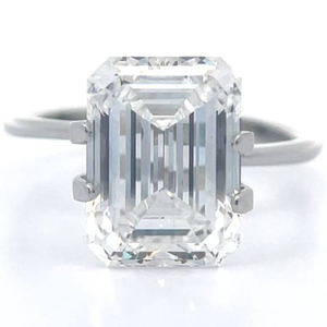 5.06 Carat Emerald Cut Lab-Grown Diamond w IGI Report $200 Setting Gift Certificate Retail $7,590 VIDEO