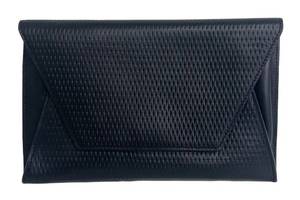DB - Flynn Fergie Clutch - Black Lattice Leather