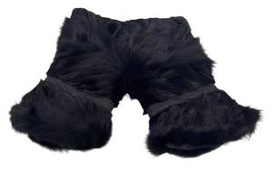 DB - Harricana Par Mariouche - Black Fox Paw Boot Covers