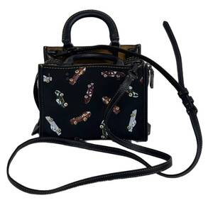 DB - Coach Rouge 17 Glovetanned Leather Handbag - Car Print