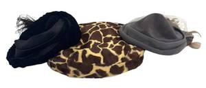 BG - Vintage Hat Trio by Mr. John Jr, Coralie and More