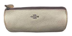DB - Coach Metallic Leather Zipper Pouch