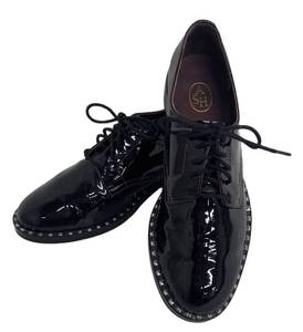 DB - ASH Wilco Stud Patent Leather Oxford Shoes - Size 38