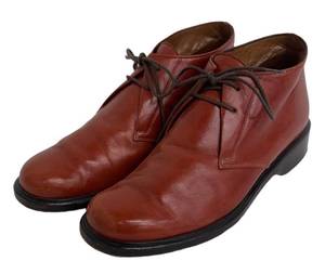 DB - Fratelli Rossetti Red Leather Chukka Boots - Size 7