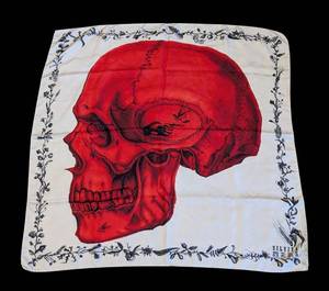 Silviya Neri Skull Silk Scarf