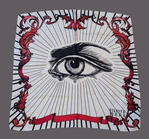 Silviya Neri Have an Eye on You Silk Scarf 25.5 Square