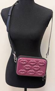 Lulu Guinness Peony Lips Cabin Essentials Crossbody Bag