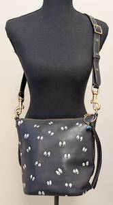 Disney X Coach Spooky Eyes Leather Crossbody Purse
