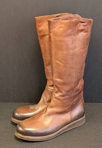Vic Matie Brown Leather Boots Womens Size 7.5