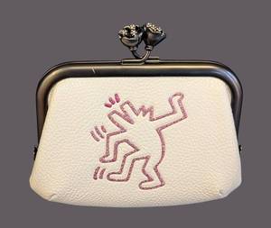 Coach X Keith Haring Dancing Dog Frame Pouch