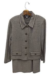 St. John Black and White Jacket and Skirt Set Size 14  16