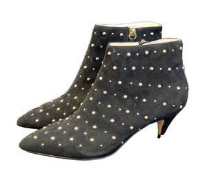 Kate Spade New York Starr Studded Suede Ankle Boots Size 7