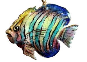 Enamel Fish Pendant by Riddle
