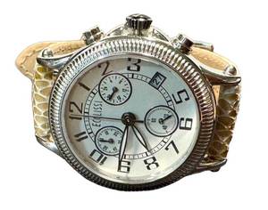 Ecclissi Sterling Silver Watch With Leather Band - New, Untested