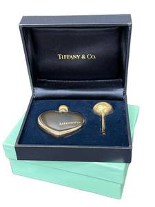 Perfume Bottle - Vintage Tiffany & Co. Sterling Silver With Box & Funnel