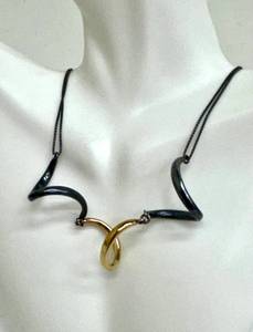 Emanuela Duca 18K & Sterling Necklace