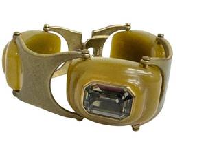 Vintage Fabrice Paris Panel Link Bracelet