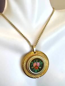 Vintage Jowissa Watch Pendant Necklace 30in Chain