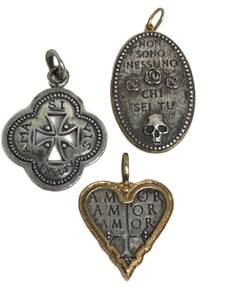 Religious Charm Pendants (Lot of 3)
