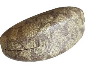 Coach Monogram Hard Eyeglass Case