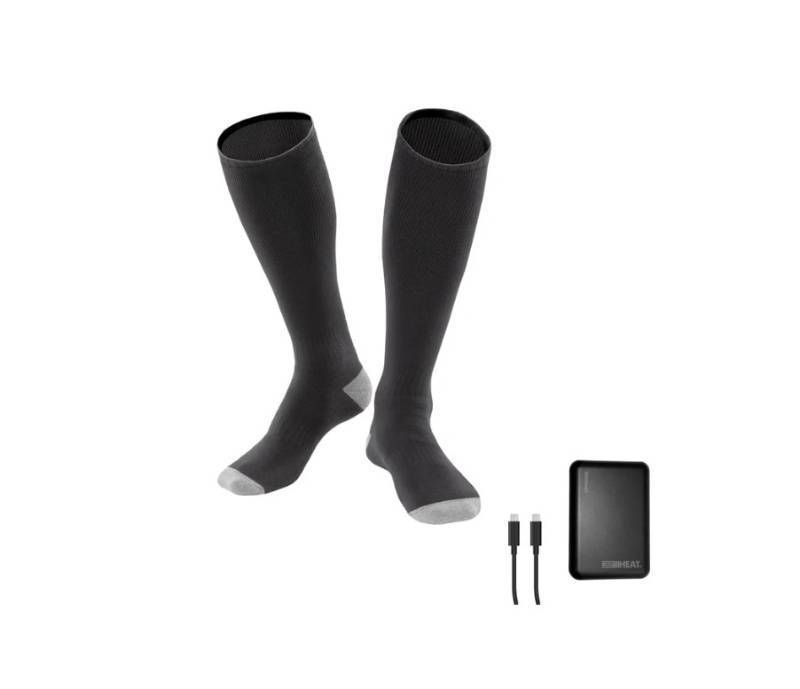 32 Degrees Rechargeable Heated Socks - LARGE - Black