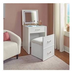 Universal Broadmoore Odessa Lift-top Vanity with LED Lighted Mirror - Needs TLC