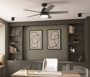2 Hunter AeroSync 50 in. (127 cm) Smart Ceiling Fans - Untested  AS-IS