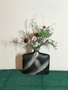 Vase with Imitation Flowers