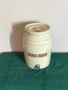 Home Brew Crock Beer Dispenser with Lid