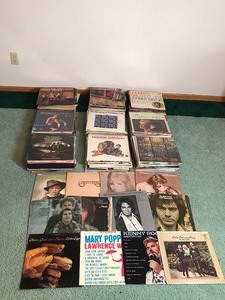 Large Lot of Vinyl Music Records - Country - Rock N Roll and More