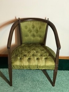 Vintage Upholstered Arm Chair  - smoke free