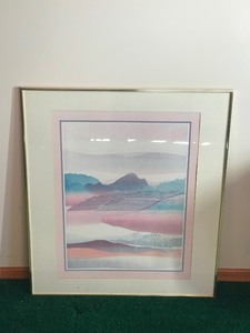 Wall Hanging Picture of Mountains and Trees