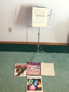 Hamilton Folding Music Stand with Music Books