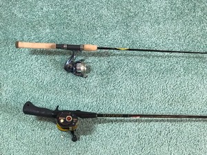 2 - Fishing Rods with Reels - See description for more info