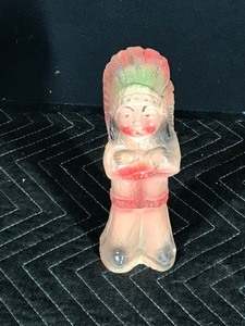Vintage Chalk-ware Native American Chief