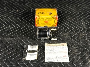 Vintage South Bend Fishing Reel Model 350-B With Box, Manual and More