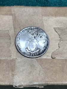 1944 S Philippines 50 - Centavos Silver Coin, 75% Silver